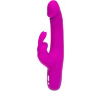 Happy Rabbit Slimline Realistic Rechargeable Rabbit Vibrator - Purple Purple