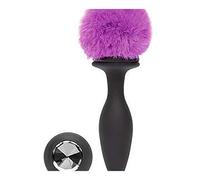 Happy Rabbit Rechargeable Vibrating Butt Plug Medium Black/Pink 4.75 Inch