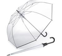 happy rain Golf Umbrella Automatic XXL Transparent Extra Large, transparent, XL, Transparent umbrella automatic