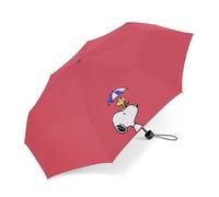 happy rain Peanuts Children's Mini Pocket Umbrella, red, 92 cm