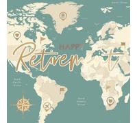 Happy Retirement Congratulations Gold Foiled Retirement Greeting Card Motif Card MTF022