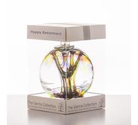 10cm Spirit Ball - Happy Retirement - Purple, Green & Blue