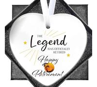 Happy Retirement Gifts for Woman Men - Ceramic Plaques Leaving Retired Farewell Gift for Ladies Colleagues Coworkers Friends Teachers Boss Friends Coworkers Nurse Mum Nan