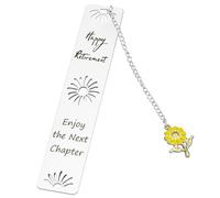 Happy Retirement Gifts for Women Men, Metal Bookmarks Personalized Gifts for Women, Personalized Bookmark Coworker Retirement Bookmark for Nurse Teacher Coworker Librarian Leader, Retired Gift
