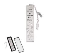 Happy Retirement Gifts Meaningful Retirement Gifts for Women 2025 Enjoy The Next Chapter Stainless Steel Bookmark Leaving Gifts for Colleagues Friends Friendship Gifts for Woman Man Friend Coworker