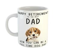 Happy Retirement to The Best Dad Now You Can Be A Full Time Dog Dad Mug Everyday Brew Mug for Dog Lovers