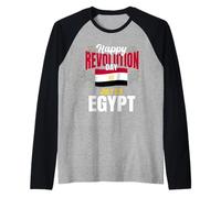 Happy Revolution Day July 23 Egypt Egyptian Pride Raglan Baseball Tee
