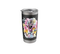 Happy Robot Peace Graffiti Pop Character Graphic Art Sign Stainless Steel Insulated Tumbler