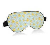 Happy Rubber Duck Bird Eye Fabric Sleep Mask, Blindfold, Super Smooth Eye Mask