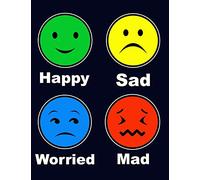 Happy Sad Worried Mad: 2020 Self Regulation Weekly/monthly Planner January to December