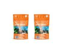 HAPPY SAND® 2 x 100g Bags of Premium Grade Naturally Light Coloured Play Sand, 100% Natural, Soft, Non-Toxic, Non-Staining, Clean & Washed, Child Safe and Pet Safe (2 Bags of 100g)