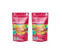 HAPPY SAND® 2 x 250g Bags of Premium Grade Naturally Light Coloured Play Sand, 100% Natural, Soft, Non-Toxic, Non-Staining, Clean & Washed, Child Safe and Pet Safe (2 Bags of 250g)