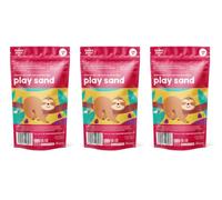 HAPPY SAND® 3 x 250g Bags of Premium Grade Naturally Light Coloured Play Sand, 100% Natural, Soft, Non-Toxic, Non-Staining, Clean & Washed, Child Safe and Pet Safe (3 Bags of 250g)