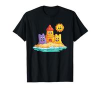 Happy Sandcastle Fun in The Sun Smiles T-Shirt