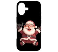 Happy Santa Claus with Drone for Pilots and Drones Lovers Case for iPhone 17