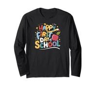 Happy School Beginning Back to Learning Fun Long Sleeve T-Shirt