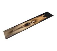 Happy Short-haired Pomeranian Linen Table Runner 72.4 Inches Long, Machine Washable Table Runner for Party Kitchen Dining Table Coffee Holiday Party Decor, 13.4"x72.4"