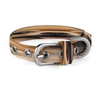 Happy Short-haired Pomeranian Pet Collar, Adjustable Dog Collars with Buckle Stainless Steel D-Ring, Comfortable Collar for Small Medium Dogs and Cats