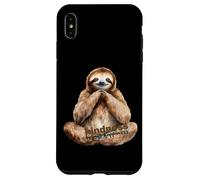 Happy Sloth Breath Mindfulness Compassion Meditate Kindness Case for iPhone XS Max