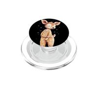 Happy smiling Deer Fawn in Pajama Graphic PopSockets PopGrip for MagSafe