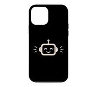 Happy Smiling Robot Face AI Bot Icon Case for iPhone 12 mini