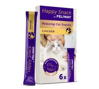 Happy Snack by Delicious Calming Creamy Cat Treats, 6 snack sticks -