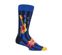 Happy Socks 1 Pack Mens Official Licensed Queen Novelty - Black/Multicolour Cotton - Size UK 4-7