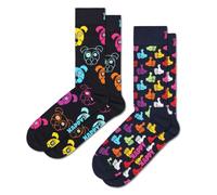 Happy Socks, 2-Pack Crew Socks, Classic Dog Socks for Men and Women, Size 41-46