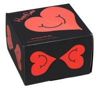 Happy Socks 2-Pack I Heart You Socks Gift Box, Black/red - Eur 36-40