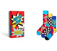 Happy Socks, 3-Pack Gift Box Crew Socks, Dad Socks, Father's Day