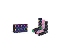 Happy Socks 3-Pack Mixed Cat Socks Gift Set Multi