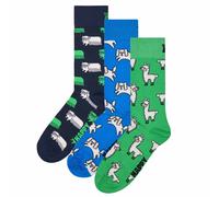 Happy Socks 3-Pack Unisex Socks - Gift Box, Mixed Colors