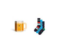 Happy Socks 3-Pack Wurst & Beer Socks Gift Box, Multi - Small/Medium