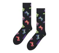 Happy Socks 4-Pack Gamer Socks Gift Set, Black, 41-46