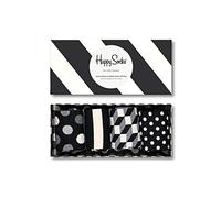 Happy Socks, 4-Pack Gift Box Crew Socks, Mixed Patterns Socks for Men and Women