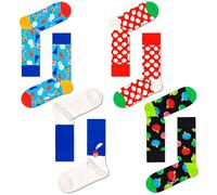 Happy Socks 4 Pack Holiday Time Socks - Multi