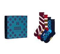 Happy Socks 4-Pack New Vintage Gift Set - Navy (UK, Alpha, S, M, Regular, Regular, Navy)