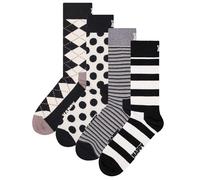 Happy Socks 4 Pack Unisex Socks - Gift Box, Classics, Mixed Colors ...