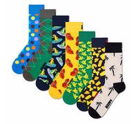 Happy Socks 7-Pack Unisex Socks - Gift Box, Mixed Colors