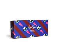 Happy Socks Alien & Ice Cream Crew Socks, for Men and Women, made with Sustainable Cotton - Multicolored - size 10-13- 3-Pack Gift Box, Multi-color