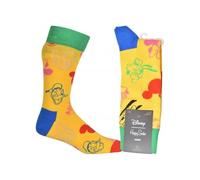 Happy Socks All Smiles Pluto Disney Socks, Yellow - Small/Medium