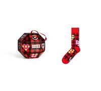 Happy Socks Bauble Crew Christmas Sock Gift Boxed (1-Pair)