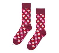 Happy Socks Big Dot Shade Sock, Dark Red, 41-46