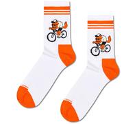 Happy Socks Bike Wolf Sneaker Crew Socks
