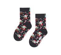 Happy Socks Boys Kids Star Wars Holiday Grogu Sock, Black, 7-9 Years