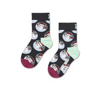Happy Socks Boy's Kids Star Wars Mando's Little Helper Sock, Black, 7-9 Jahre