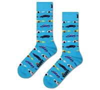 Happy Socks Car Stripe Crew Socks