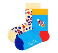Happy Socks Children Socks Unisex, 2 Pack - Crew Socks, Organic Cotton, Color...