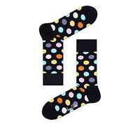 Happy Socks, Colourful Classic Print Cotton Socks for Men and Women, Big Dot Black, (41-46)