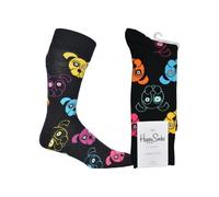 Happy Socks Colourful Dogs Socks, Black/multi - Small/Medium